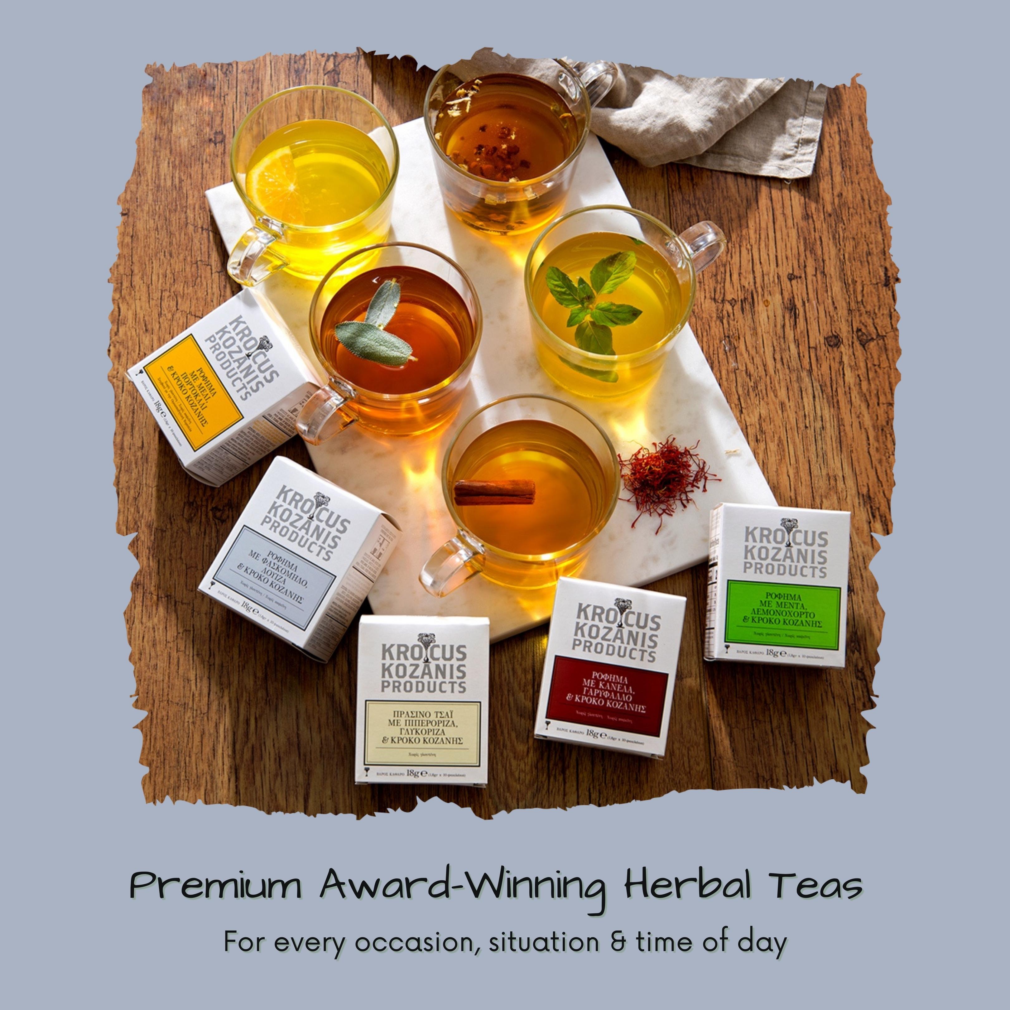 Sleep Tea With Sage, Lemon Verbena & Saffron, Anxiety Relief & Relax Tea